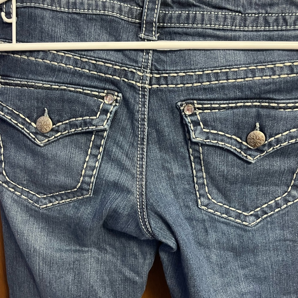 Paisley Sky Denim Jeans in Vintage Classic Blue - Picture 6 of 7